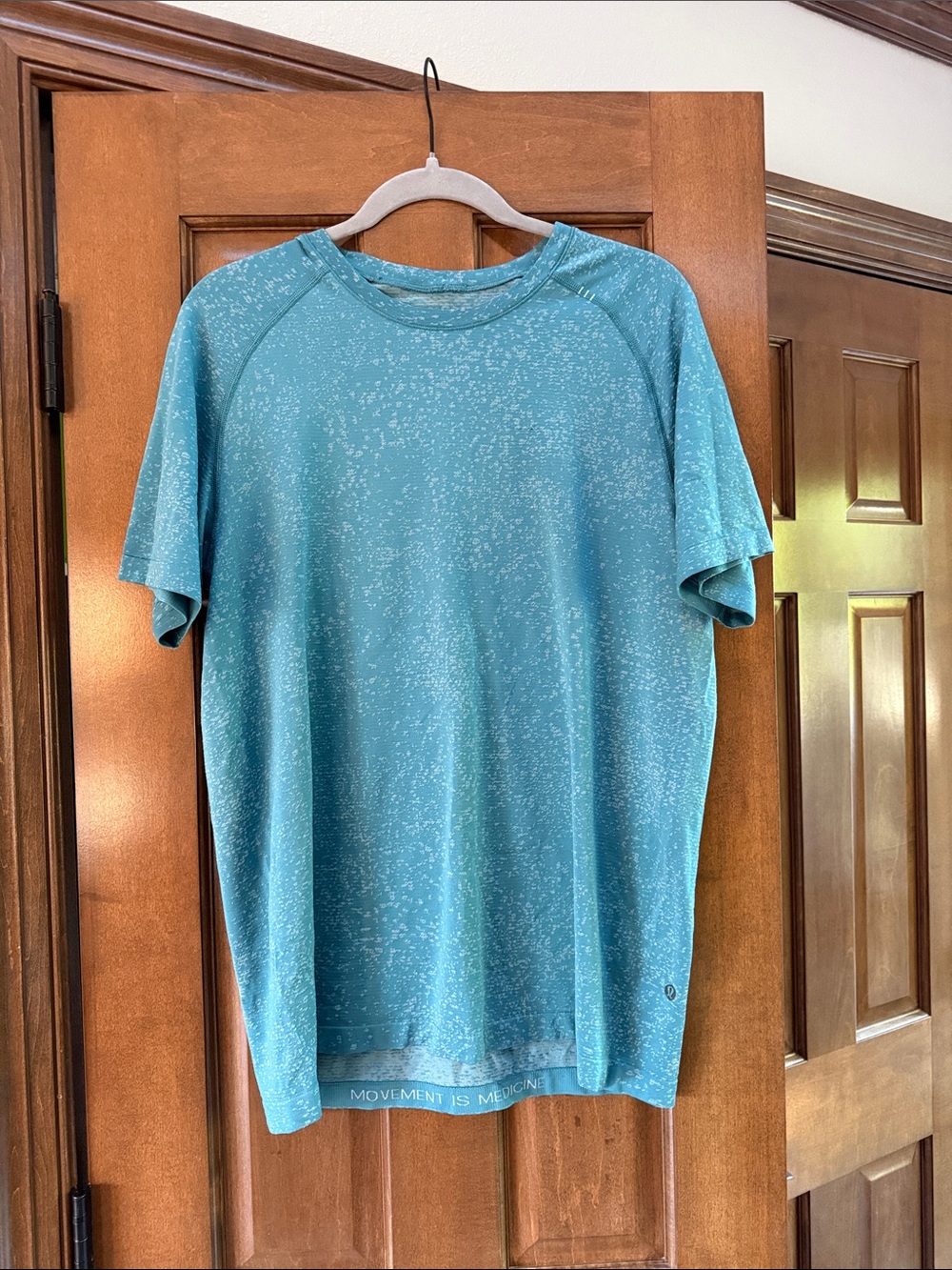lululemon athletica Teal Speckled Short-Sleeve Performance Tee